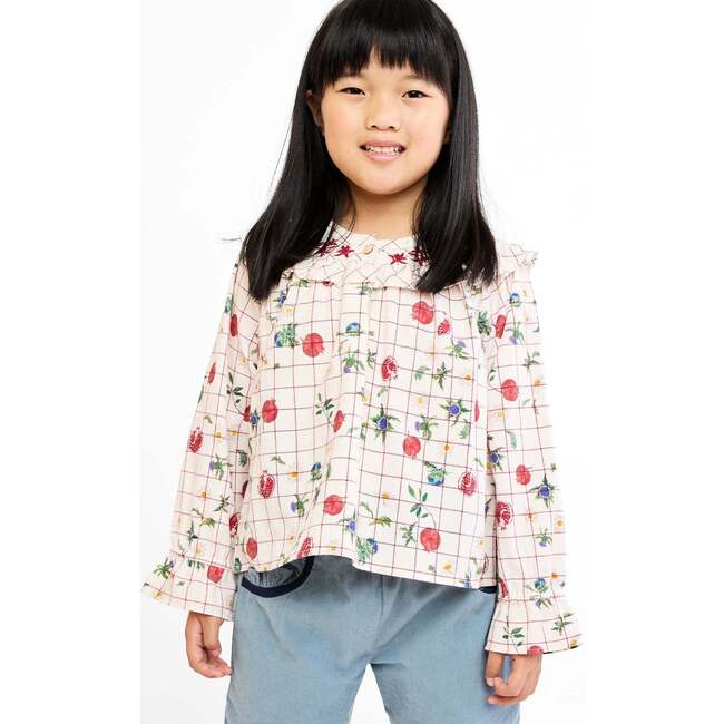 Maggie Blouse, Pomegranate Parade - Blouses - 3