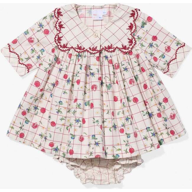 Gigi Baby Dress, Pomegranate Parade