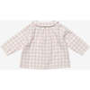 Jefferson Baby Shirt, Pomegranate Plaid - Button Downs - 2