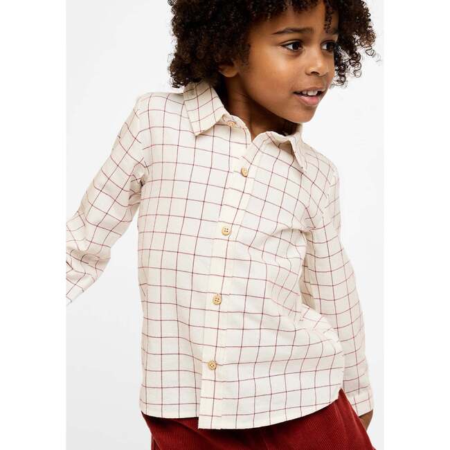 Jeffie Shirt, Pomegranate Plaid - Button Downs - 3