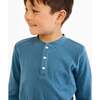 Henley T-Shirt, Petrol - T-Shirts - 3