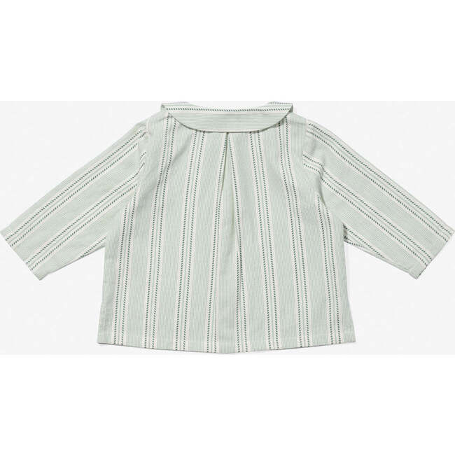 Jefferson Baby Shirt, Sage Chevron Stripe - Button Downs - 2