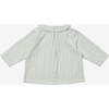 Jefferson Baby Shirt, Sage Chevron Stripe - Button Downs - 2
