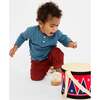 Henley Baby T-Shirt, Petrol - T-Shirts - 4