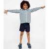 Jeffie Shirt, Blue Picnic Check - Shirts - 3