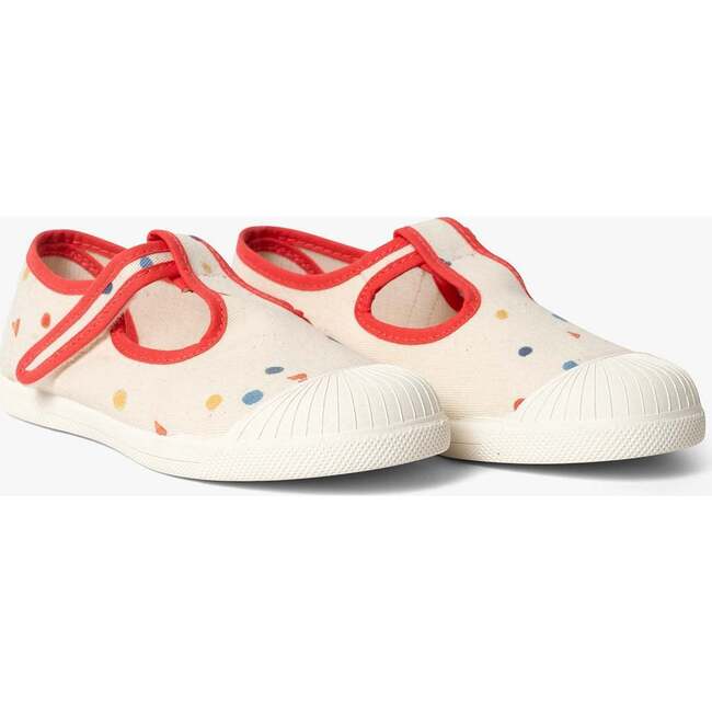 Canvas T-Band Sneaker, Signature Dot