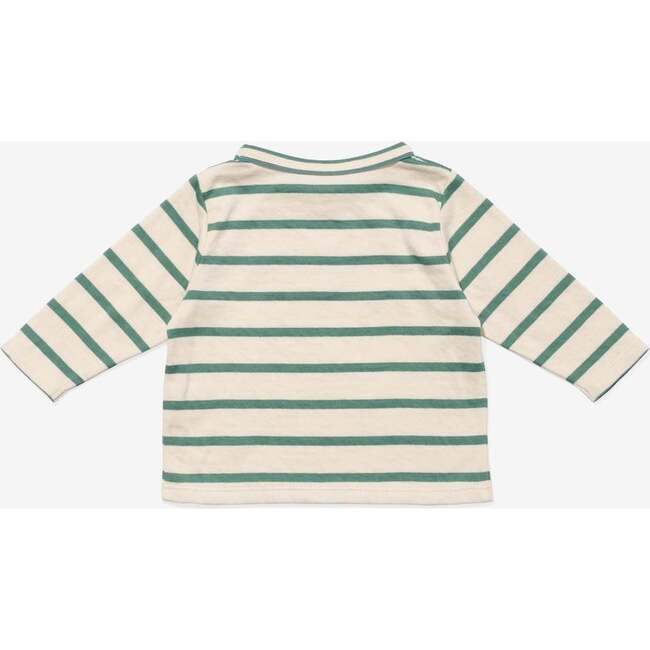Edward Baby T-Shirt, Pine Stripe - T-Shirts - 2