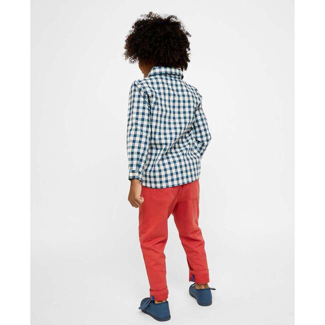 Jeffie Shirt, Blue Picnic Check - Shirts - 4