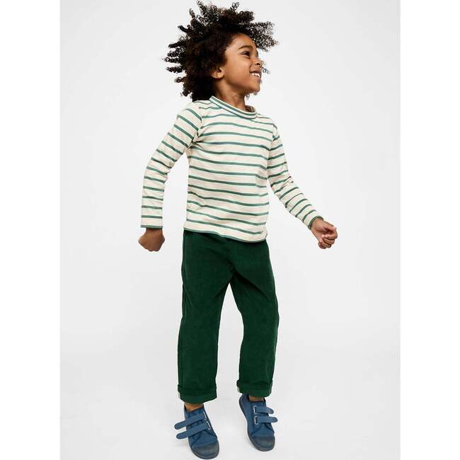 Edward T-Shirt, Pine Stripe - T-Shirts - 5