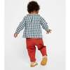 Jefferson Baby Shirt, Blue Picnic Check - Button Downs - 5