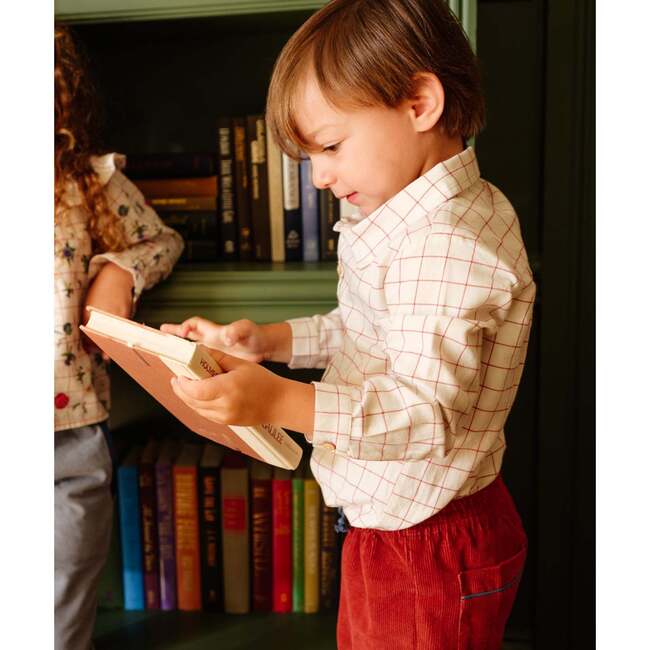 Jeffie Shirt, Pomegranate Plaid - Button Downs - 6