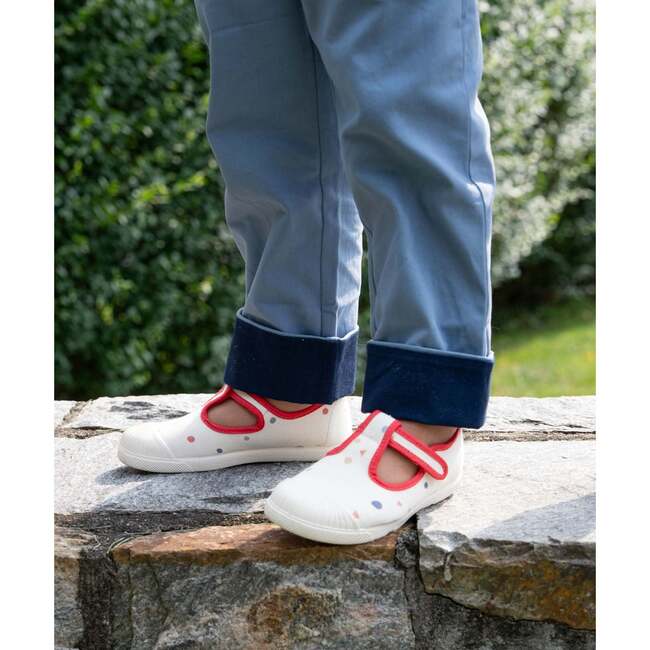 Canvas T-Band Sneaker, Signature Dot - Sneakers - 5