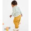 Edward Baby T-Shirt, Pine Stripe - T-Shirts - 6