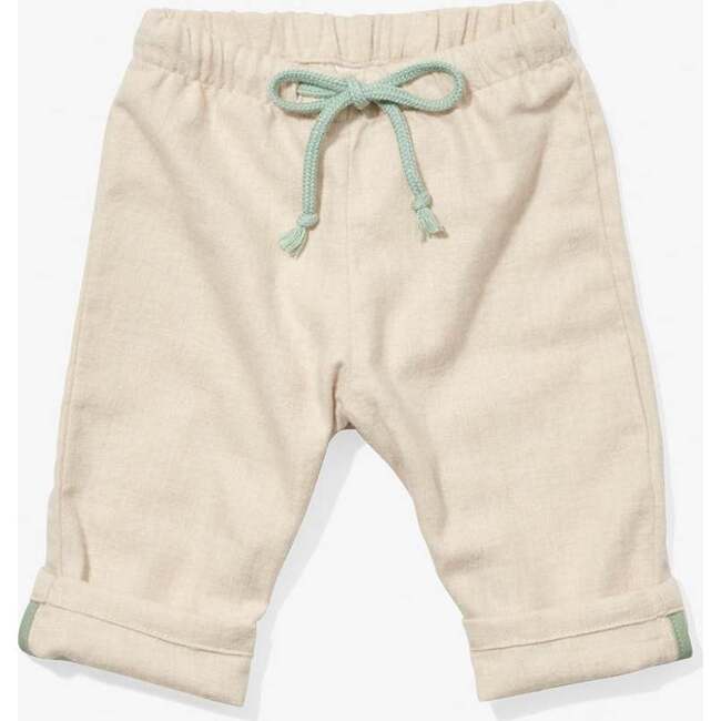 Bowie Baby Pant, Oatmeal Flannel