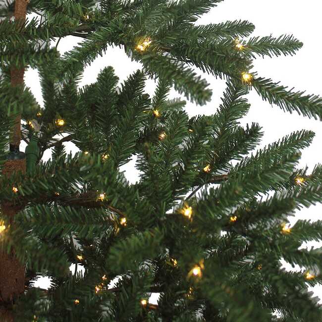 7-Foot Pre-Lit Warm White LED Mountain Pine Tree - Other Accents - 2