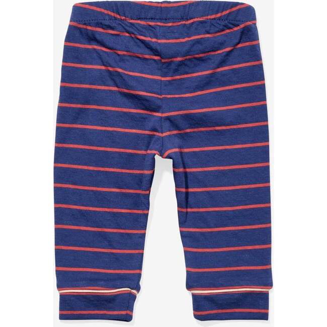 Andy Baby Legging, Navy Fine Stripe - Leggings - 2