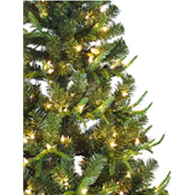 7-Foot Pre-Lit Sierra Green Tree PVC and PE Christmas Tree - Other Accents - 2