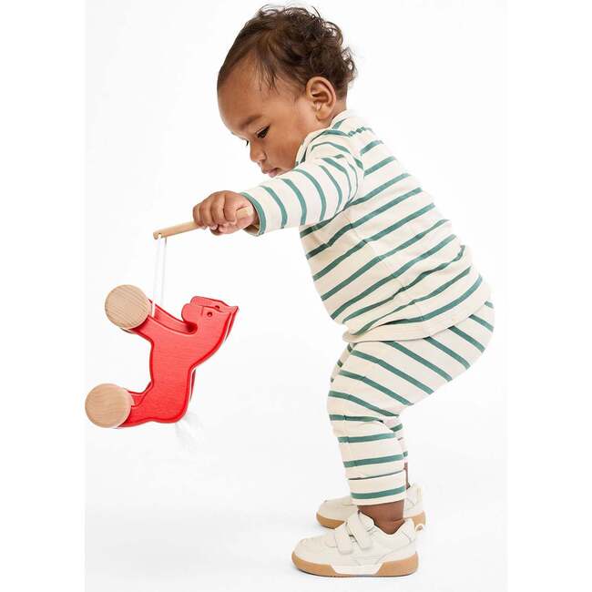 Andy Baby Legging, Pine Stripe - Leggings - 3