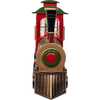 7.625-Inch Battery Operated LED Lighted Santa Train With Spinning Glitter Water - Other Accents - 2