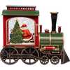 7.625-Inch Battery Operated LED Lighted Santa Train With Spinning Glitter Water - Other Accents - 3