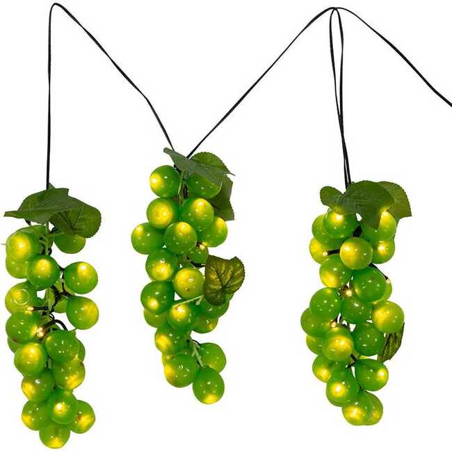 75-Light LED Large Green Grape Light Set - Other Accents - 2