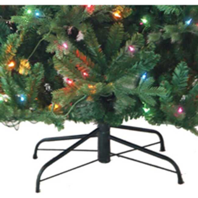 7-Foot Pre-Lit Multi-Color Incandescent Jackson Pine Tree - Other Accents - 4