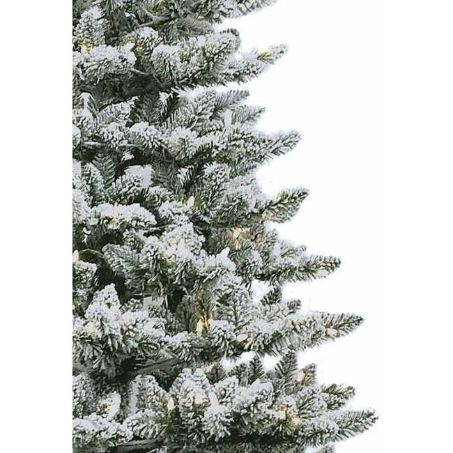 7.5-Foot Pre-Lit Warm White LED Snow Pine Tree - Other Accents - 2