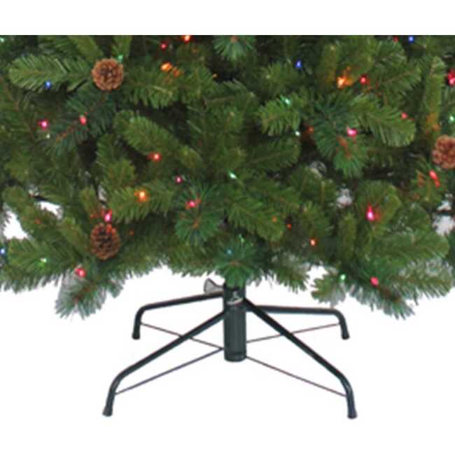 7.5-Foot Pre-Lit Multi-Color Burlington Spruce - Other Accents - 3