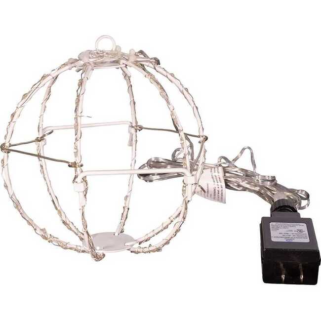 6-Inch RGB LED Foldable Metal Sphere - Other Accents - 4