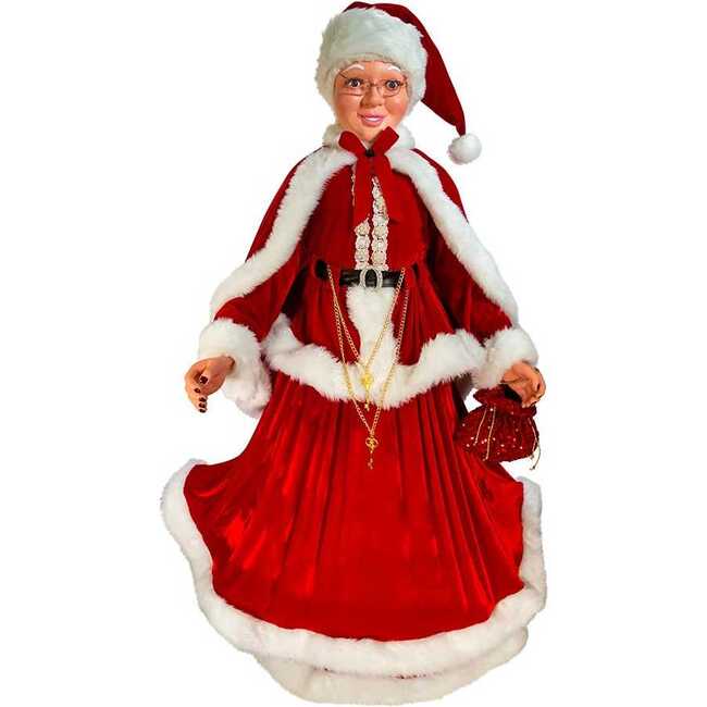 68-Inch Elegant Mrs. Claus