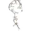 6-Foot Brown Garland Warm White Cotton Ball 48 Light LED - Garlands - 3