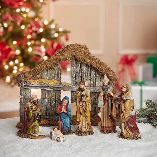 6-Inch Resin Nativity Set of 7 - Other Accents - 6