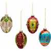 65MM Glass Egg Ornaments, 4 Piece Set - Ornaments - 2