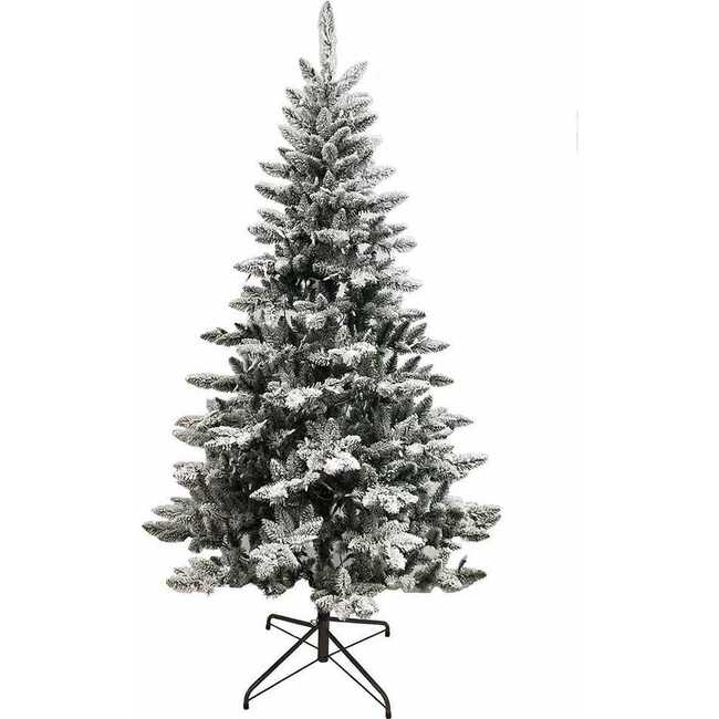6-Foot Pre-Lit Warm White LED Snow Pine Tree - Other Accents - 3