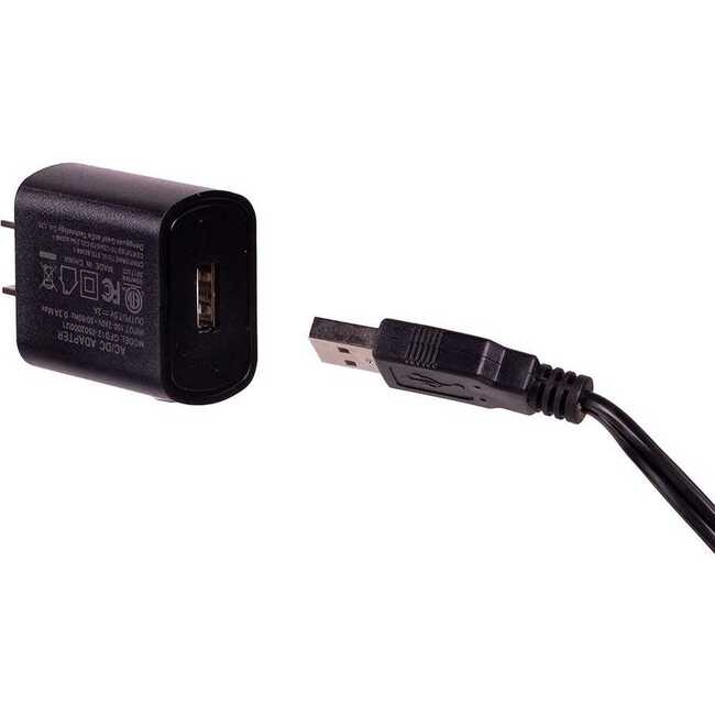 6-Foot USB Power Extension Cord+ with Black Wire and 6 Ports - Other Accents - 5