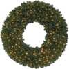 60-Inch Pre-Lit Commercial Wreath - Wreaths - 1 - thumbnail