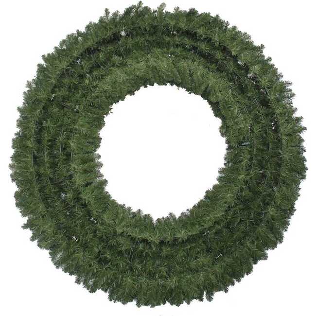 60-Inch Pre-Lit Commercial Wreath - Wreaths - 3