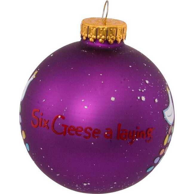 65MM Glass 12 Days Of Christmas Ball Ornaments, 12-Piece Boxed Set - Ornaments - 4