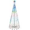 6 Foot Pre-Lit RGB LED Collapsible Decorated Tree - Other Accents - 1 - thumbnail