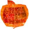 6.5-Inch 100-Light Orange Micro LED Holographic Jack-O-Lantern - Other Accents - 2