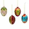65MM Glass Egg Ornaments, 4 Piece Set - Ornaments - 5