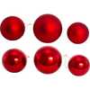 60-80MM Shiny and Matte Red Glass Ball Ornaments, 20-Piece Set - Ornaments - 4