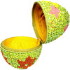 5-Inch Decorative Egg Container with Beads and Sequins - Other Accents - 2