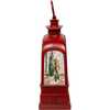 6.5-Inch Battery Operated USB LED Lighted Santa on Sleigh Lantern with Spinning Glitter Water - Other Accents - 2