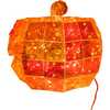 6.5-Inch 100-Light Orange Micro LED Holographic Jack-O-Lantern - Other Accents - 3