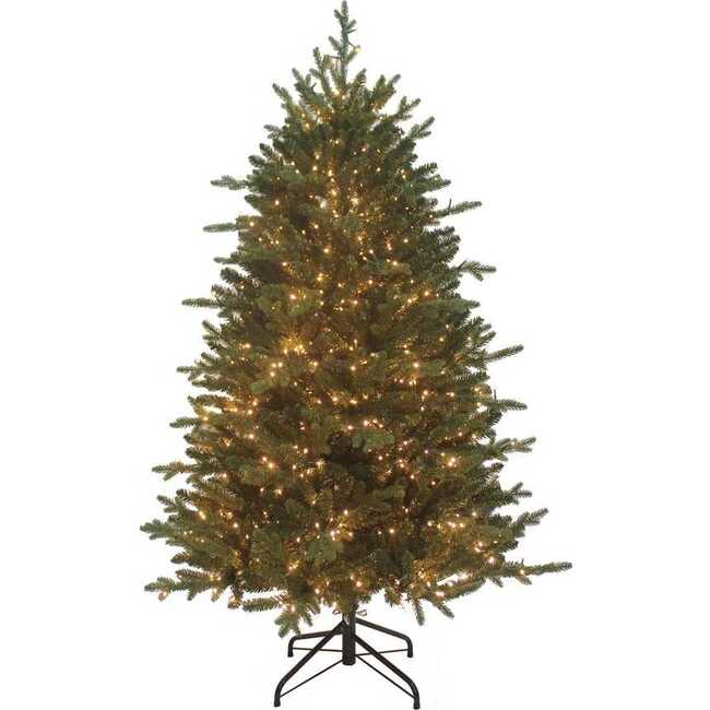5-Foot Pre-Lit Warm White LED Noble Fir Tree