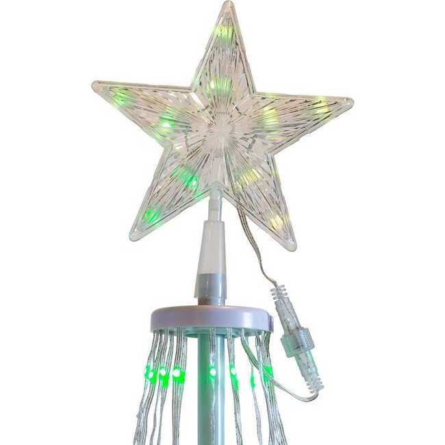 6 Foot Pre-Lit RGB LED Collapsible Decorated Tree - Other Accents - 4