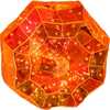 6.5-Inch 100-Light Orange Micro LED Holographic Jack-O-Lantern - Other Accents - 4