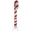 5-Foot Pre-Lit Red and White LED Tinsel Candy Cane - Other Accents - 2