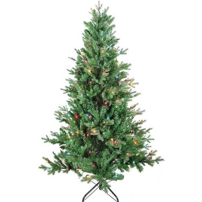 5-Foot Pre-Lit Multi-Color Incandescent Jackson Pine Tree